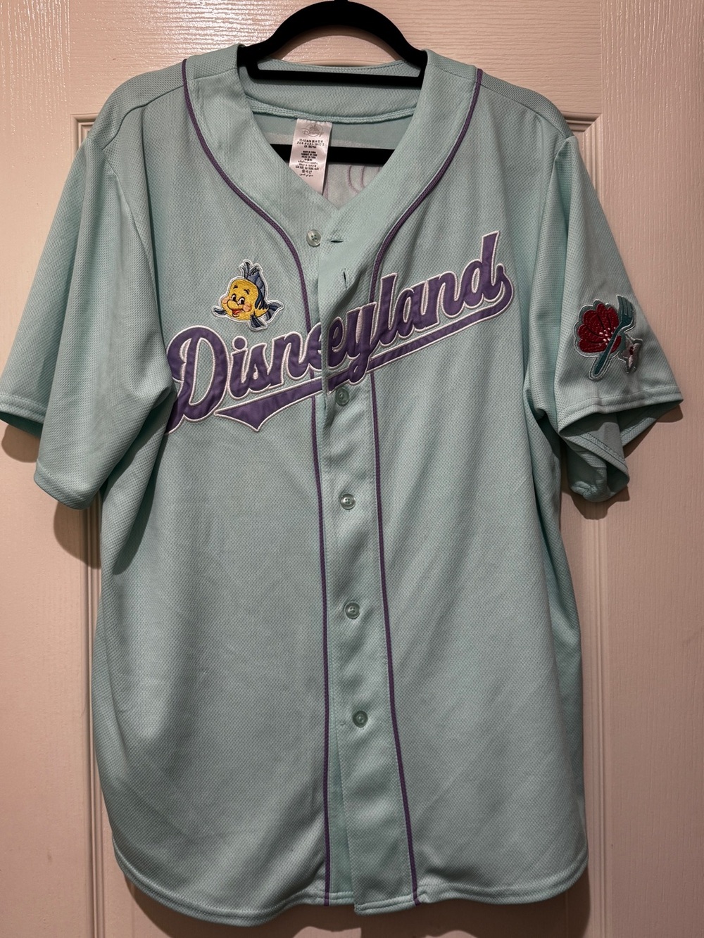 Disney Ariel 2025 Disneyland Baseball Jersey Little Mermaid